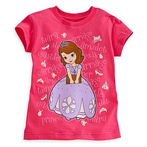 Sofia the First Tee for Girls