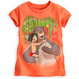 Mowgli and Baloo Tee for Girls - The Jungle Book