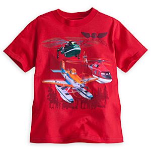 Planes: Fire & Rescue Tee for Boys - Red