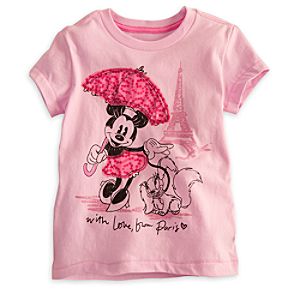 Minnie Mouse and Fifi Tee for Girls - Deluxe Storytelling