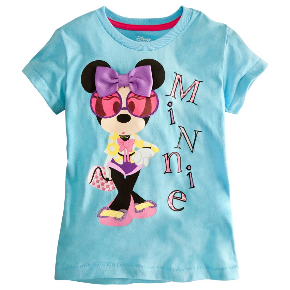 Embellished Storytelling Minnie Mouse Tee for Girls