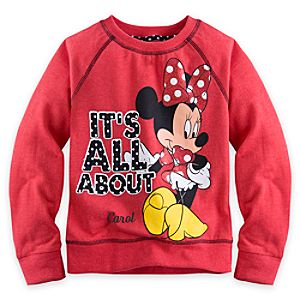 Minnie Mouse Sweatshirt for Girls - Personalizable
