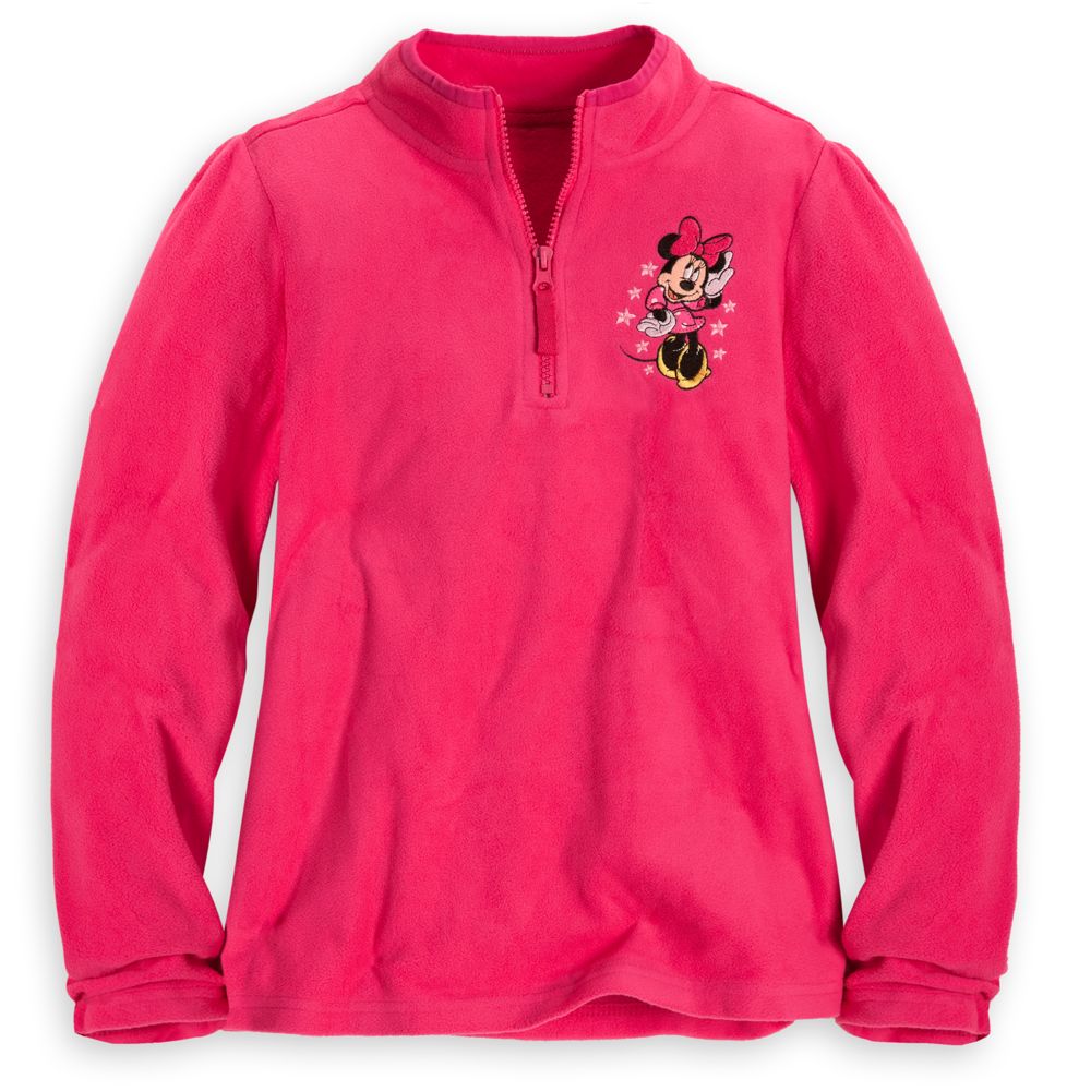 Minnie Mouse Fleece Pullover for Girls - Personalizable