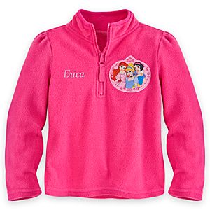 Disney Princess Fleece Pullover for Girls - Personalized