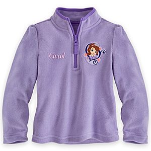 Sofia Fleece Pullover for Girls - Personalizable