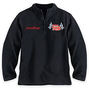 Lightning McQueen Fleece Pullover for Boys - Personalized