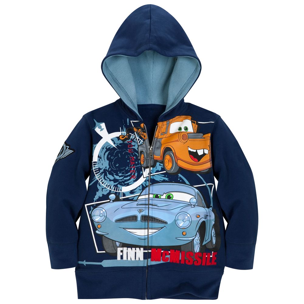 Cars 2 Tow Mater and Finn McMissile Hoodie for Boys