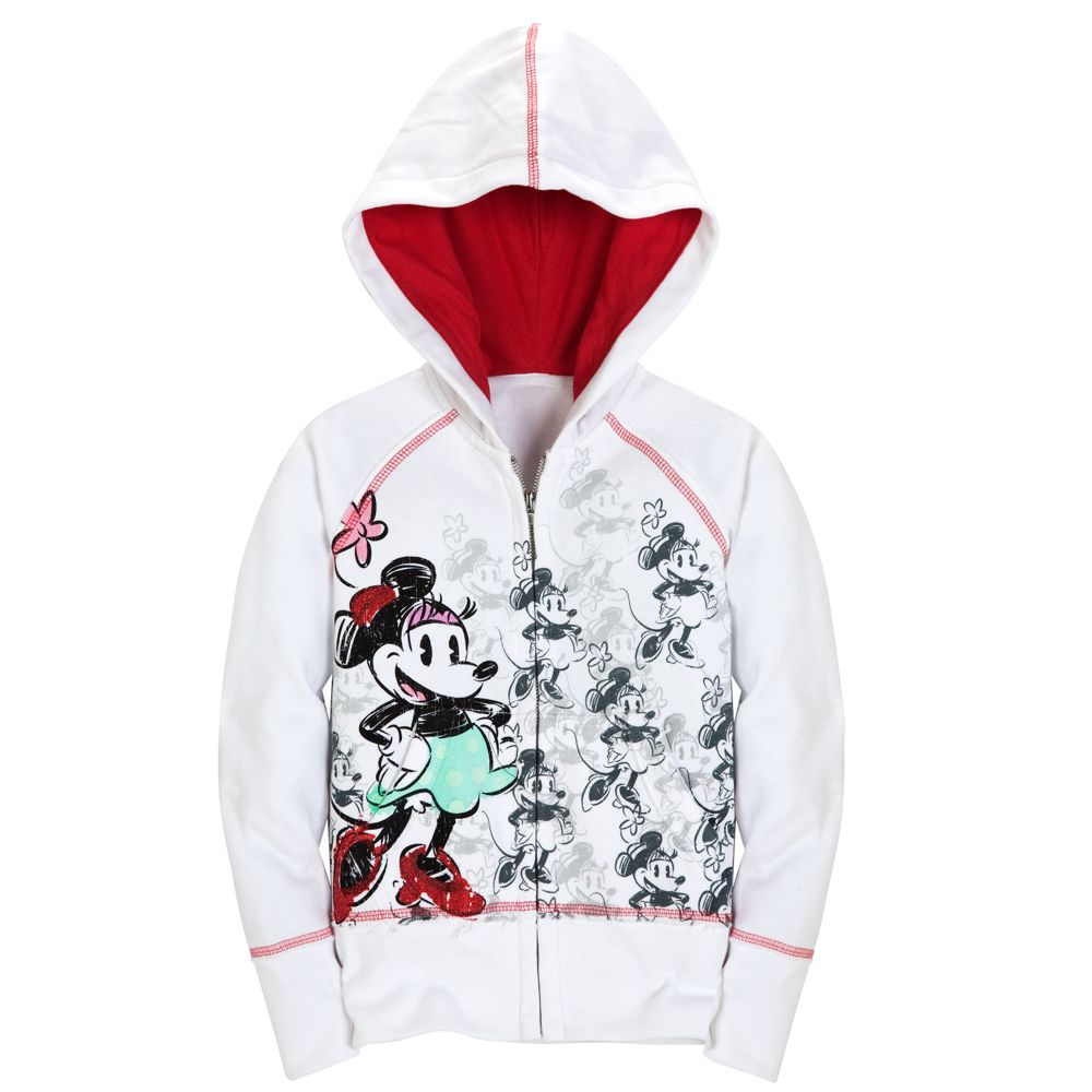 Disney Nostalgia Minnie Mouse Hoodie for Girls