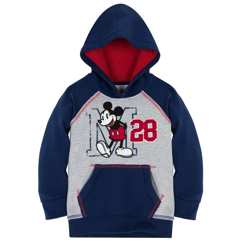 Raglan Pullover Mickey Mouse Hoodie for Boys
