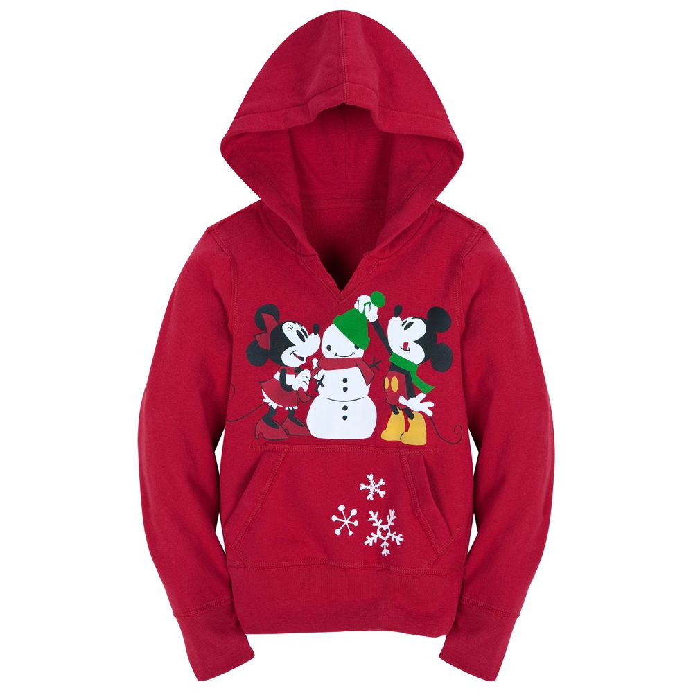 Share the Magic Pullover Minnie and Mickey Mouse Hoodie for Girls