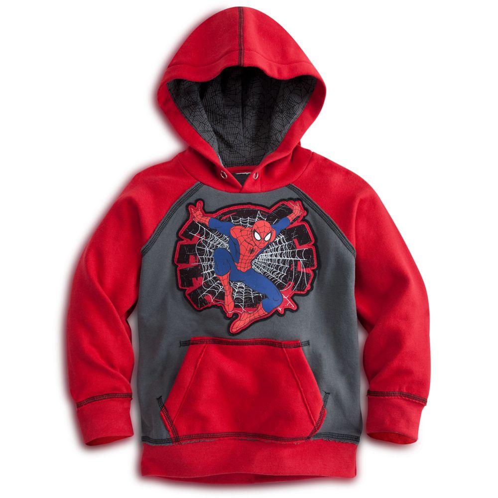 Pullover Fleece Spider-Man Hoodie for Boys