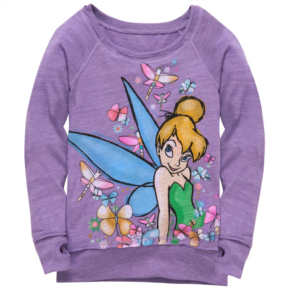 Long Sleeve Tinker Bell Tee for Girls