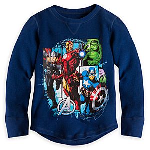 The Avengers Long Sleeve Thermal Tee for Boys