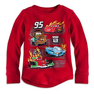 Cars Long Sleeve Thermal Tee for Boys