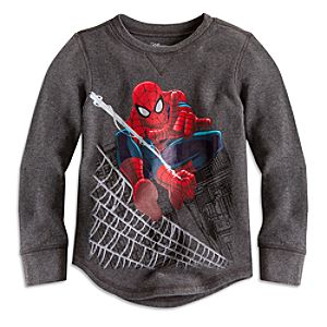 Spider-Man Long Sleeve Thermal Tee for Boys
