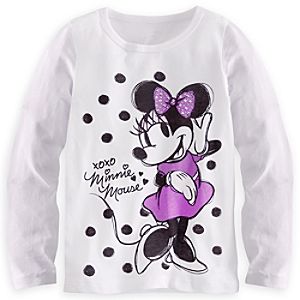 Minnie Mouse Long Sleeve Tee for Girls