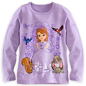 Sofia Long Sleeve Tee for Girls