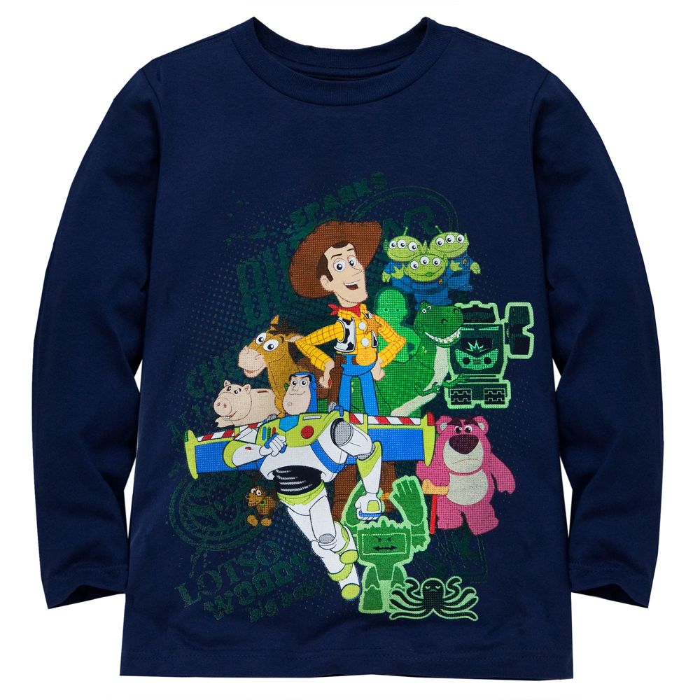 Long Sleeve Toy Story 3 Tee for Boys -- Made With Organic Cotton