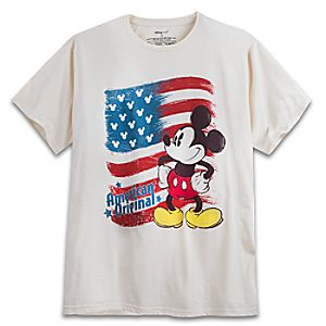 Mickey Mouse Americana Tee for Men - Plus Size