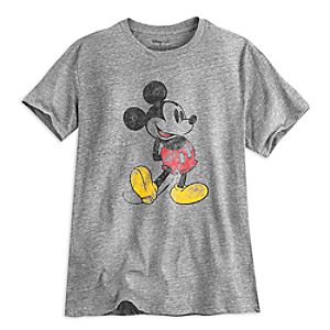 Mickey Mouse Classic Heathered Tee for Men