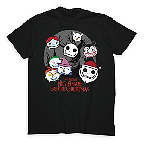 Tim Burton's The Nightmare Before Christmas ''Tsum Tsum'' Tee for Adults - Black - Limited Release