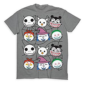 The Nightmare Before Christmas ''Tsum Tsum'' Tee for Adults - Gray - Limited Release