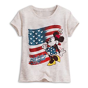 Minnie Mouse Americana Tee for Girls