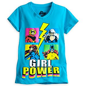 Marvel Super Heroines Tee for Girls by Mighty Fine