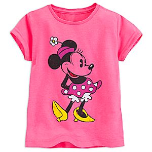 Minnie Mouse Classic Tee for Girls - Pink
