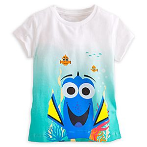 Dory Dip Dyed Tee for Girls - Finding Dory