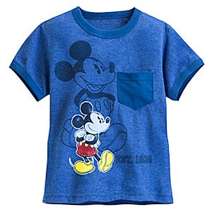Mickey Mouse Heathered Ringer Tee for Boys