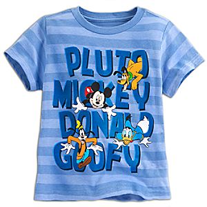 Mickey Mouse and Friends Striped Tee for Boys