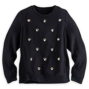 Minnie Mouse Icon Beaded Sweater for Women