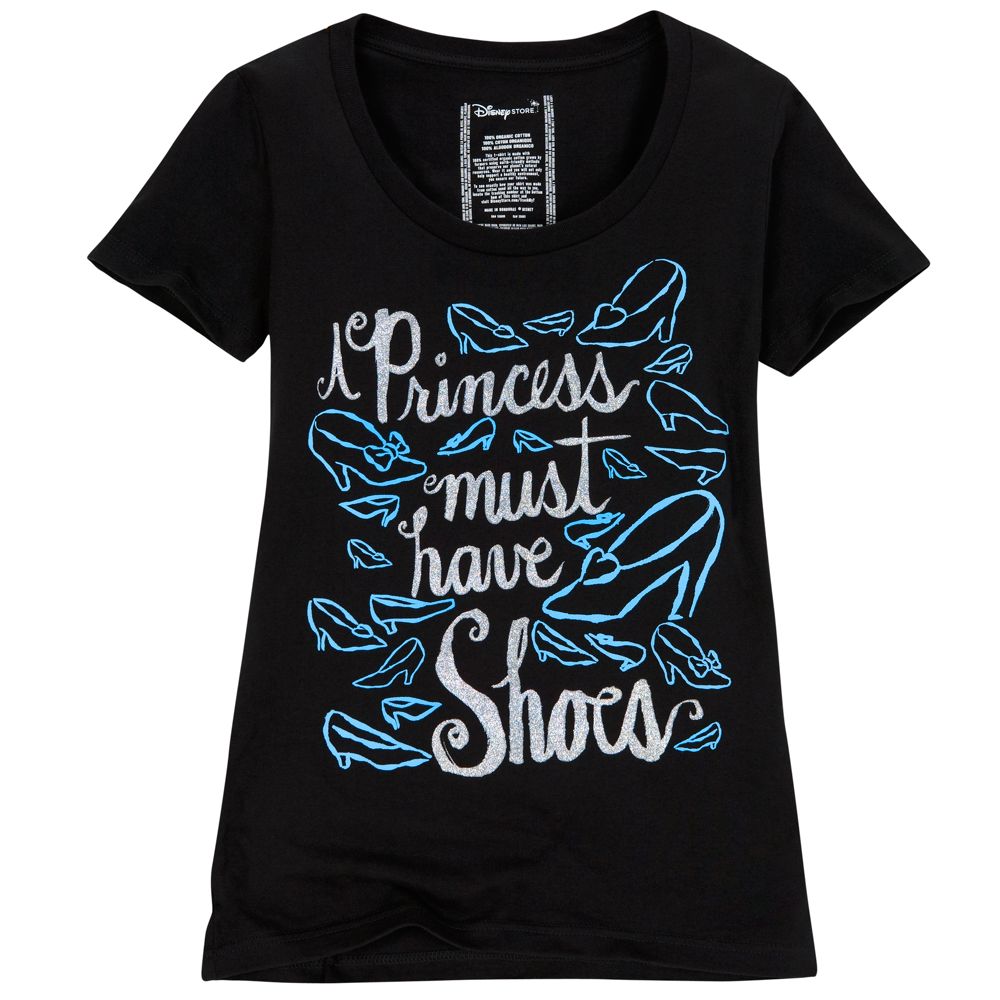 A Princess Must Have Shoes Disney Princess Tee for Women -- Made With Organic Cotton