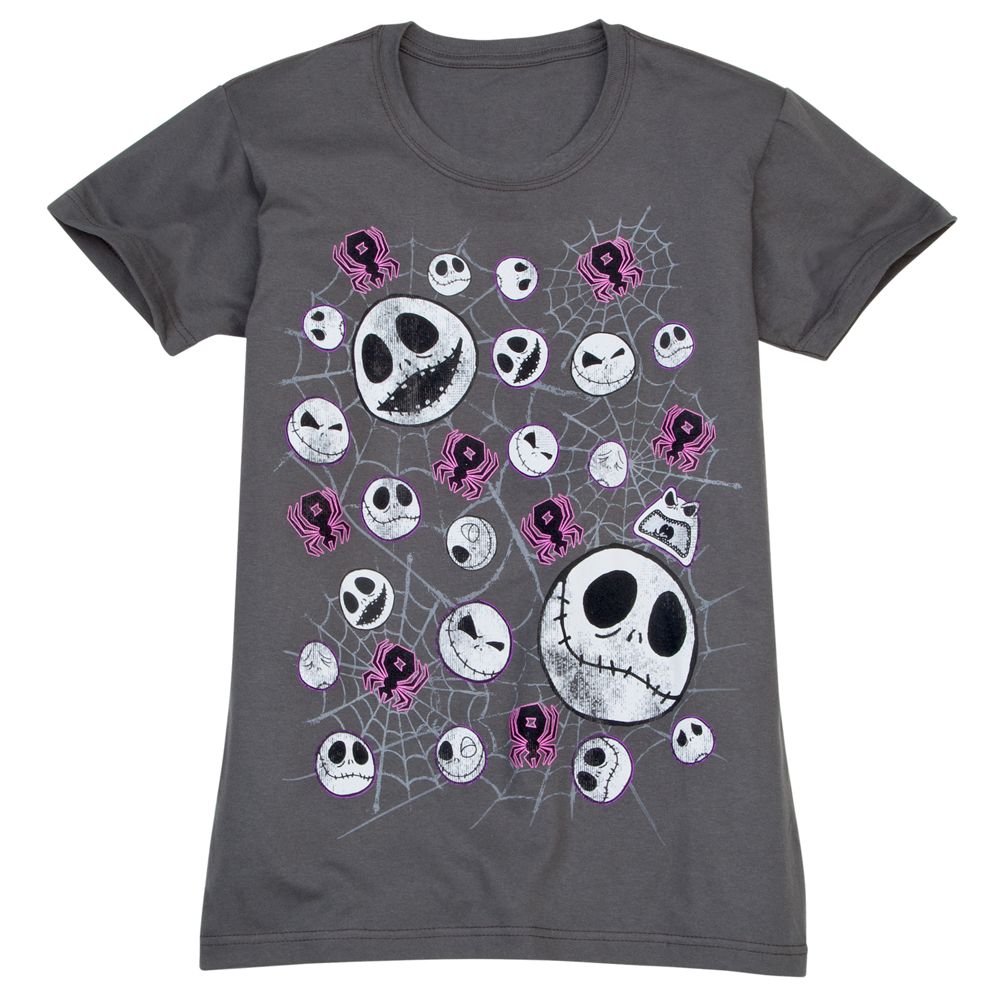 Faces of Jack Skellington Tee for Women -- Made With Organic Cotton