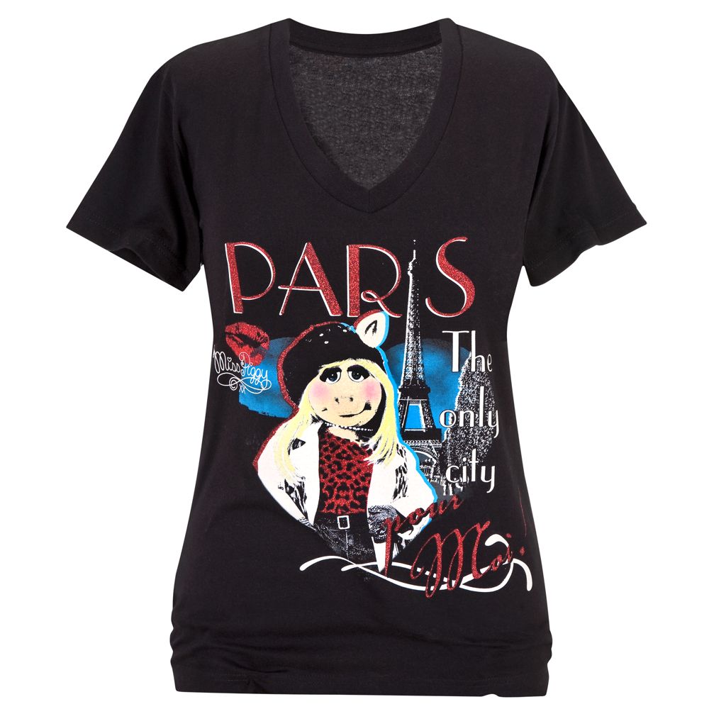 V-Neck Muppets Miss Piggy Tee for Women -- Made With Organic Cotton