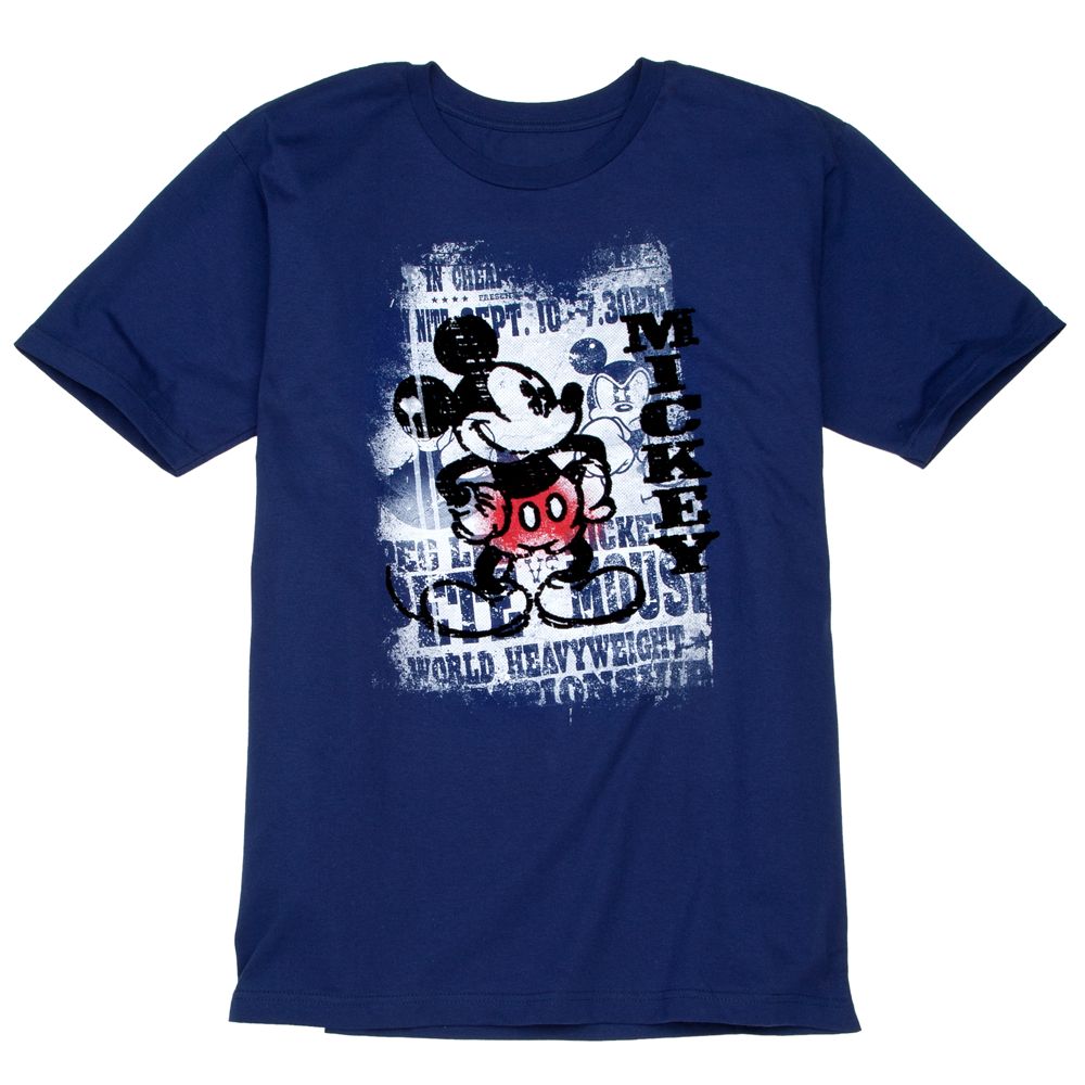 World Champion Mickey Mouse Tee for Men -- Made With Organic Cotton