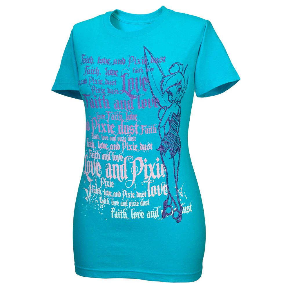 Faith, Love and Pixie Dust Tinker Bell Tee for Women