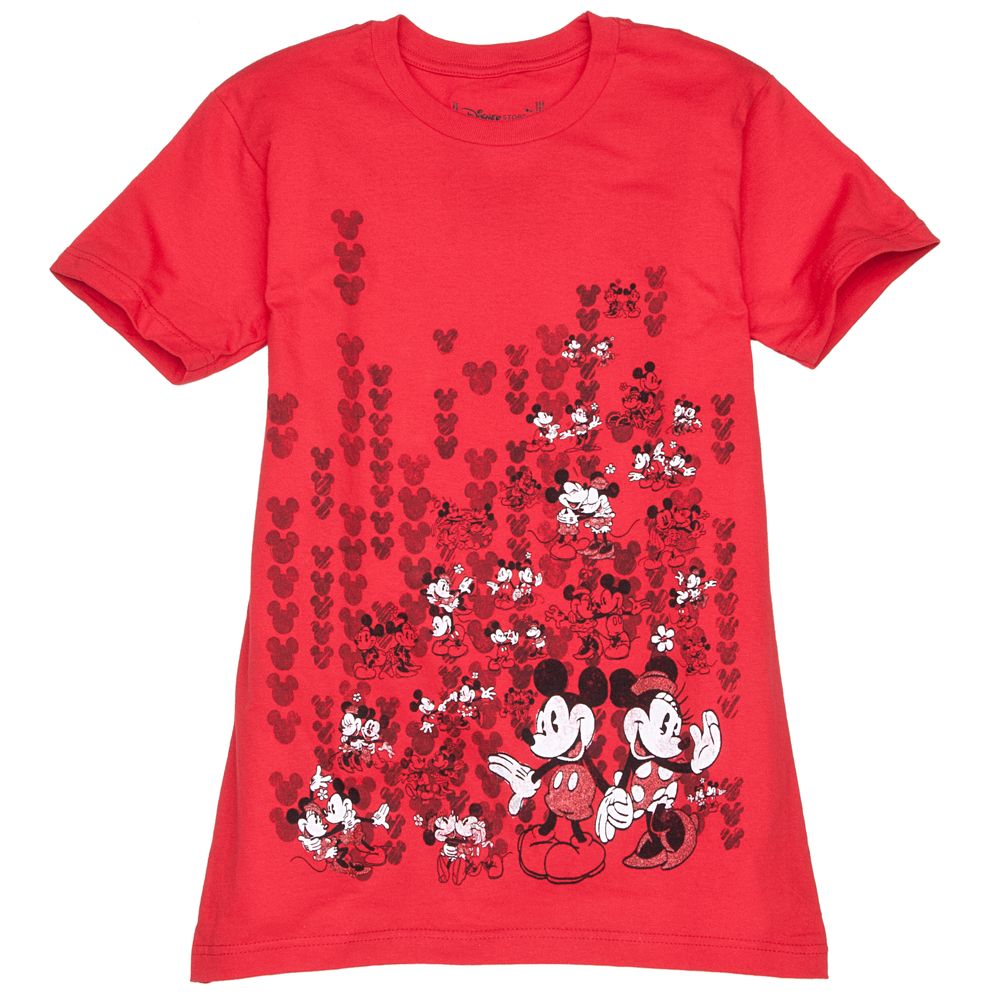 Happy Couple Minnie and Mickey Mouse Tee for Women -- Made With Organic Cotton