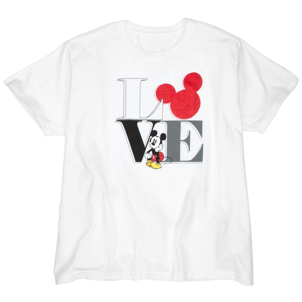 Love Mickey Mouse Tee for Women -- Plus Size -- Made With Organic Cotton