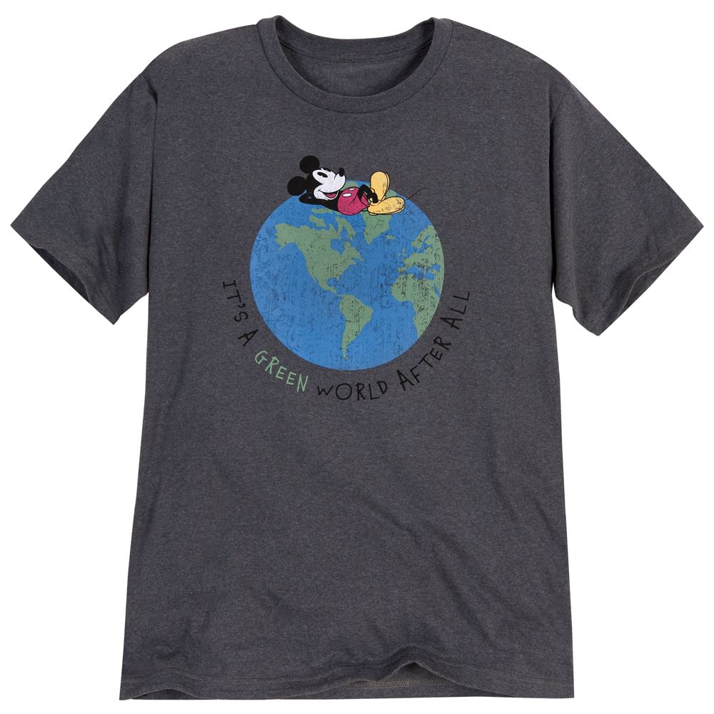 Its A Green World After All Mickey Mouse Tee for Men