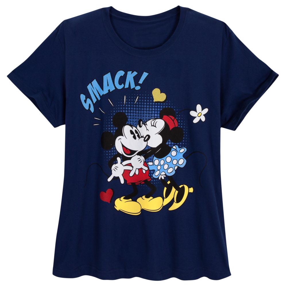 Minnie and Mickey Mouse Tee for Women - Plus Size