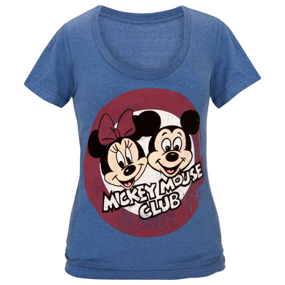 The Mickey Mouse Club Minnie and Mickey Mouse Tee for Women