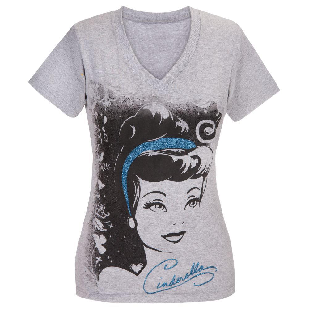 V-Neck Cinderella Tee for Women