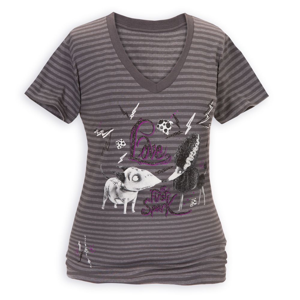 Striped Frankenweenie Tee for Women