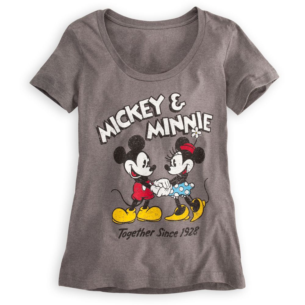 Mickey and Minnie Mouse Tee for Women