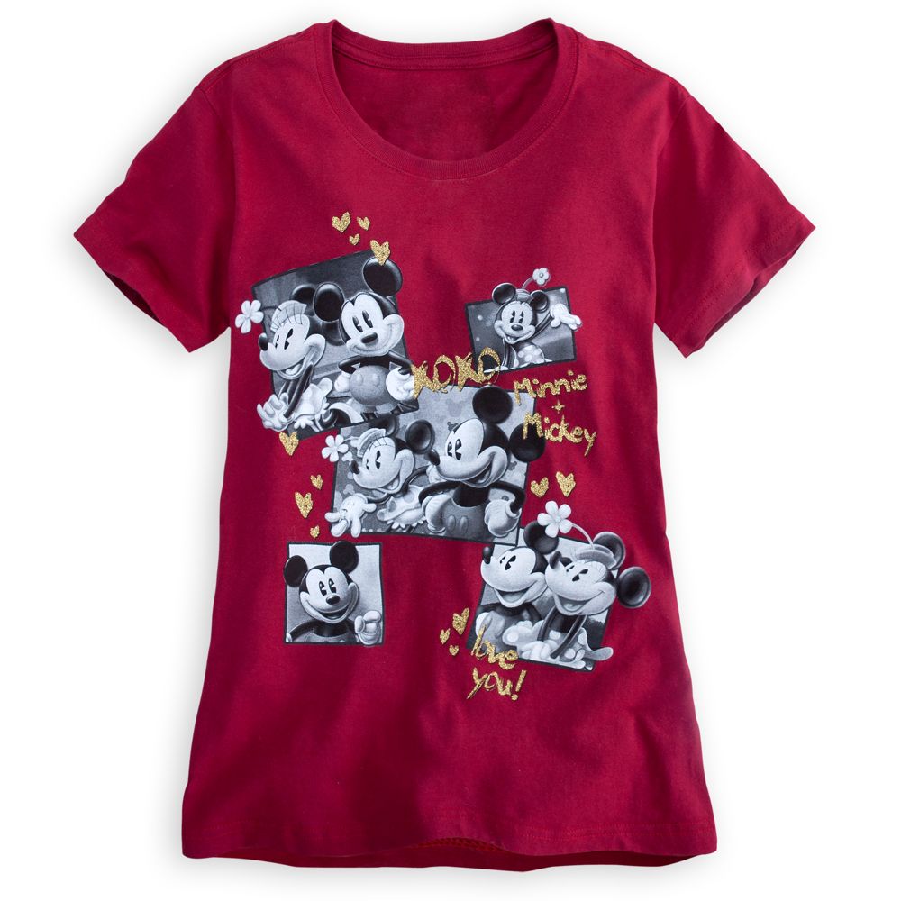 Minnie and Mickey Mouse Tee for Women