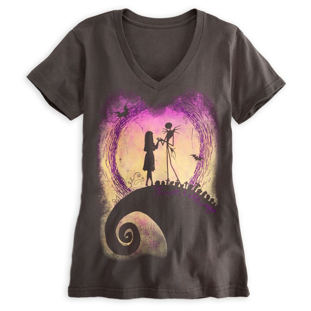 Sally and Jack Skellington Tee for Women