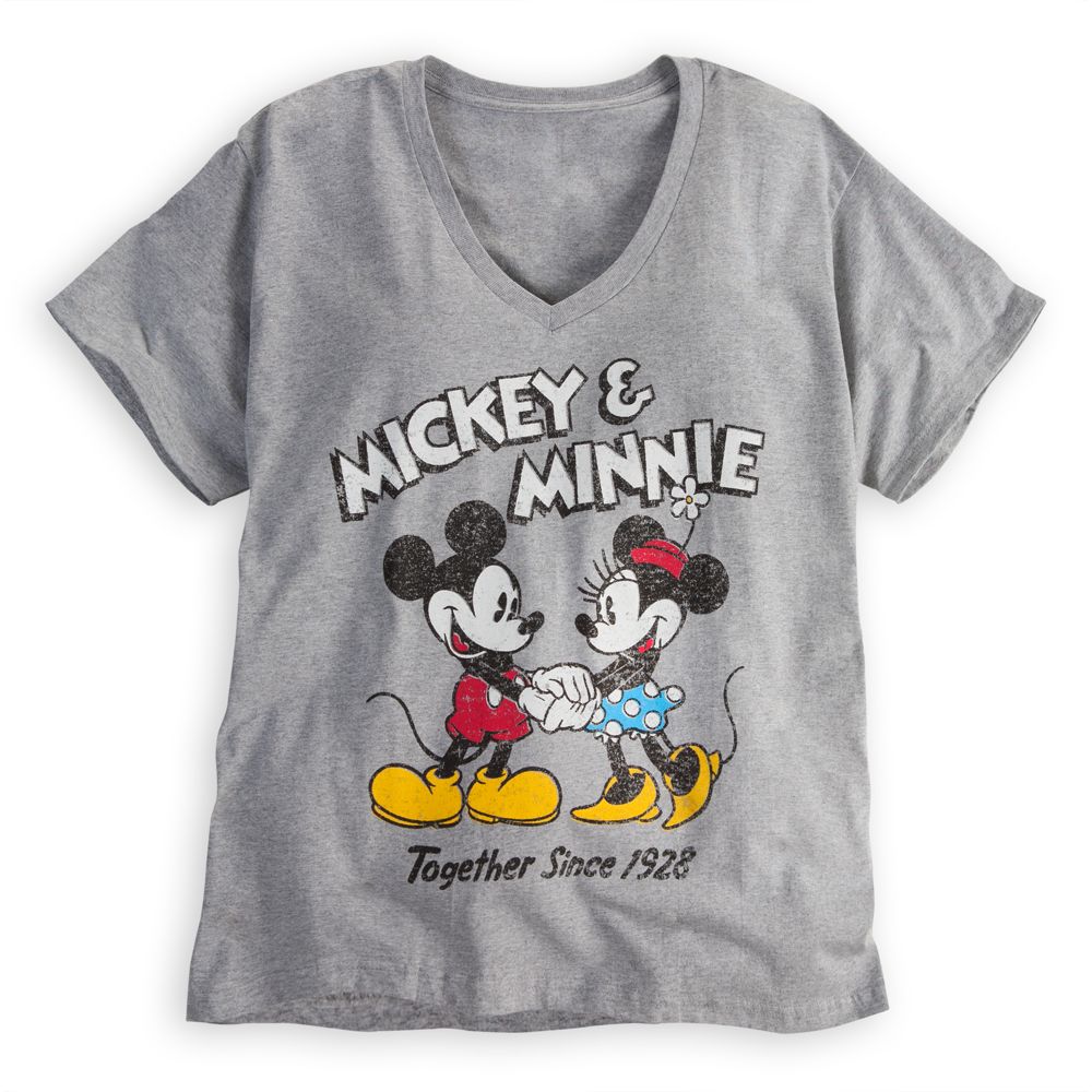 Mickey and Minnie Mouse Tee for Women - Plus Size