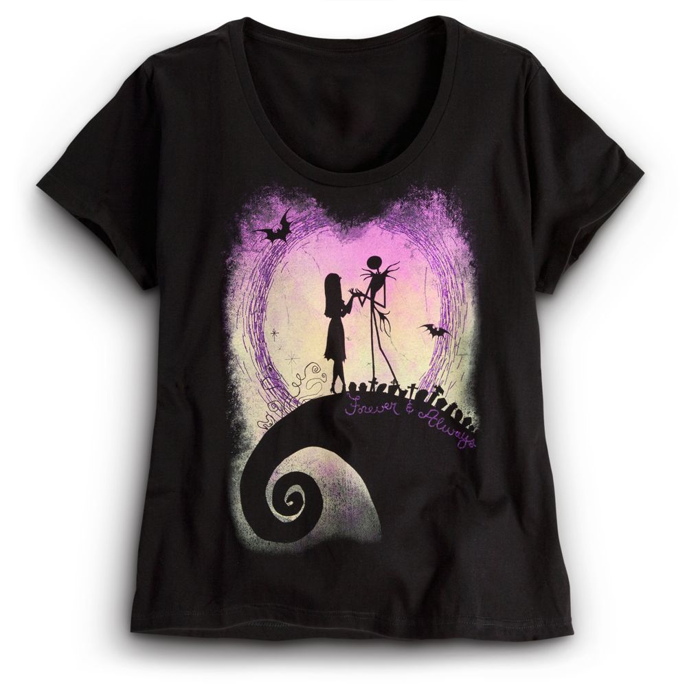 Sally and Jack Skellington Tee for Women -- Plus Size